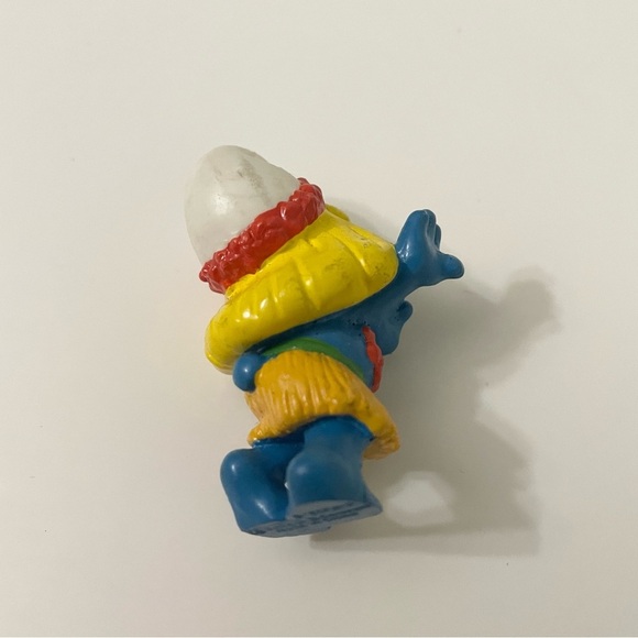 Vtg 1988 Smurfs Hula Smurfette Figure Hawaiian Dancer Smurf Figurine Schleich - Picture 10 of 12
